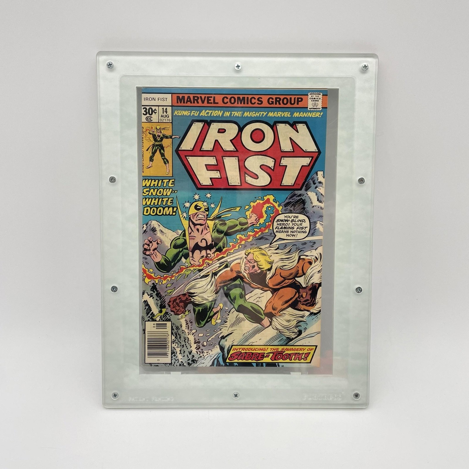Vintage Marvel Iron Fist #14 fumetto 1977 1° chiave Sabretooth età del bronzo
