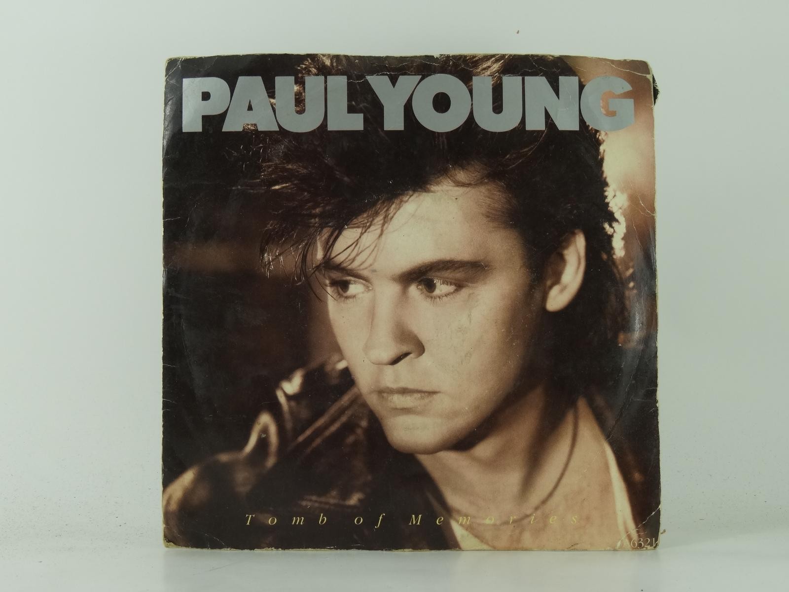 PAUL YOUNG TOMB OF MEMORIES (53) 2 Track 7" Single plus Picture Sleeve CBS RECOR