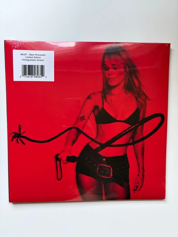 Miley Cyrus - Bass Persuades Store Exclusive "Pomegranate" Vinyl