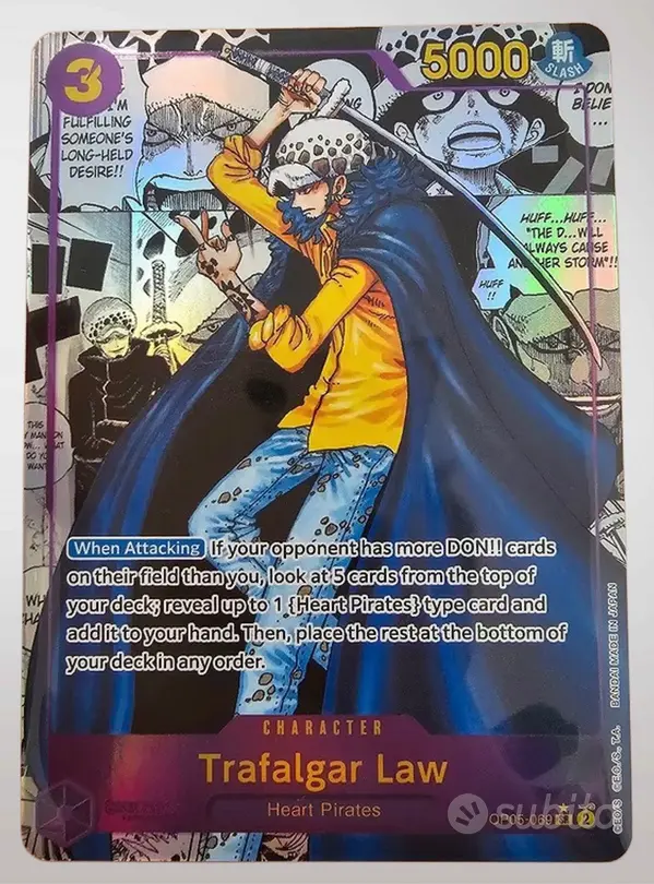 Trafalgar Law (Alternate Art)(Manga) OP05-069