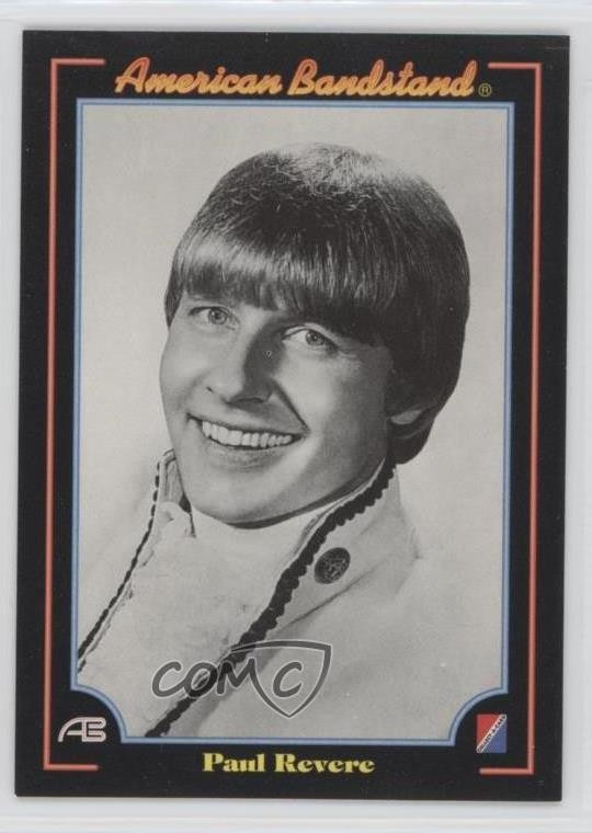 1993 Collect-A-Card American Bandstand Paul Revere #77 te2