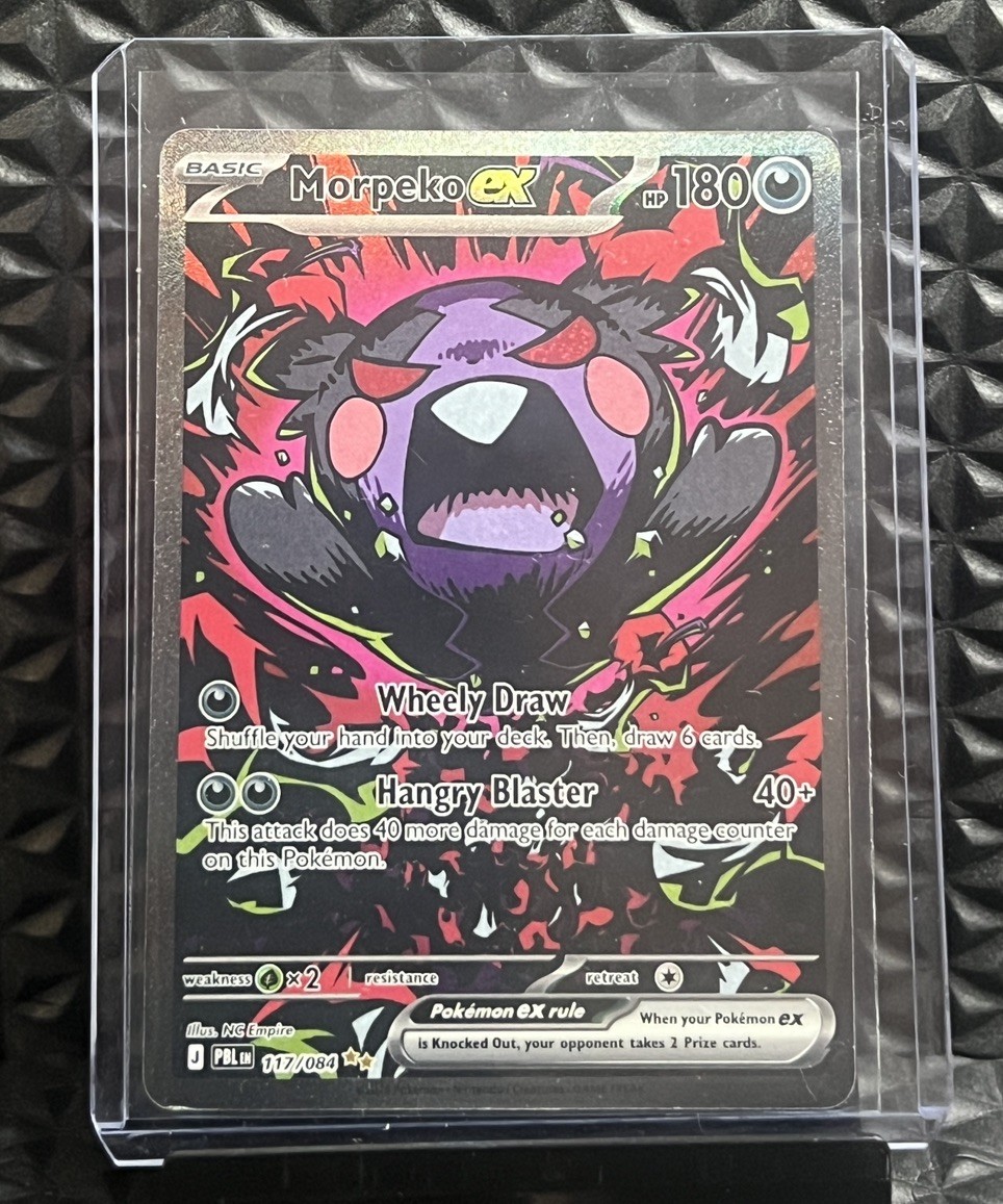 Morpeko ex 117/084 Pitch Black SIR Pokemon