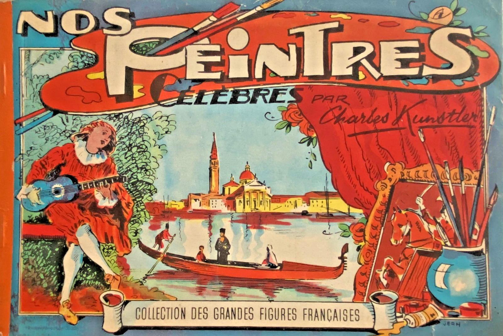 PEINTRES CELEBRES PAR C. KUNSTLER -POUSSIN -GROS -COROT- WATTEAU 16 Pagine 1943
