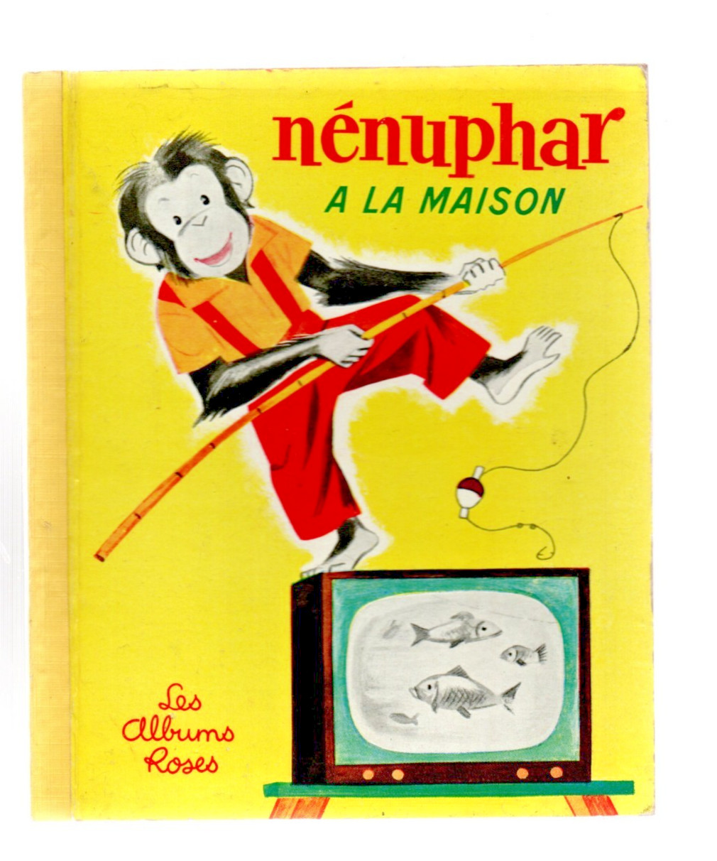 LES ALBUMS ROSES. Nénuphar à la maison. Images de Romain SIMON. Hachette 1960 EO