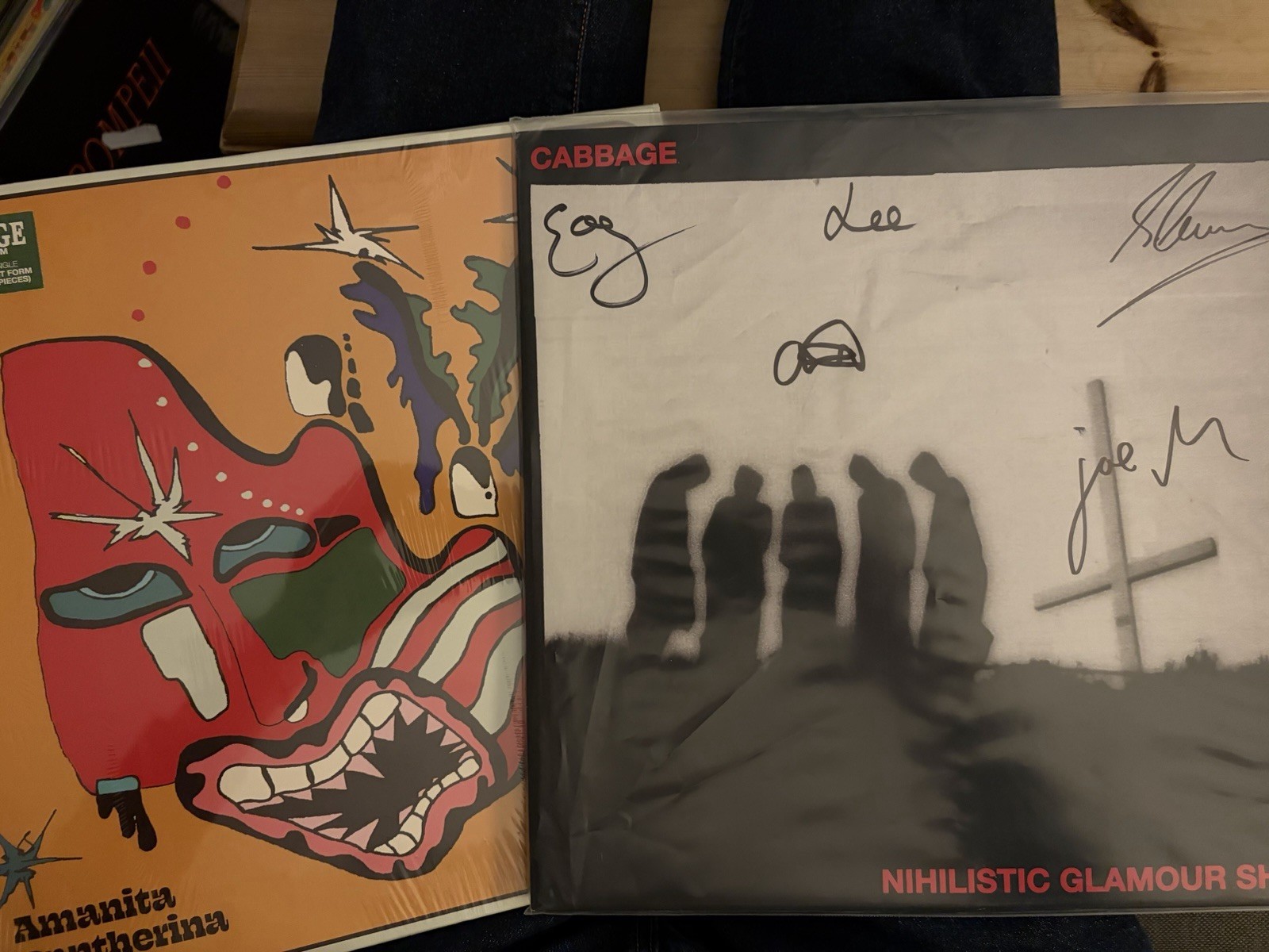 Cabbage Nihilistic Glamour Shots (signed Red Vinyl) + Amanita Pantherina Vinyl