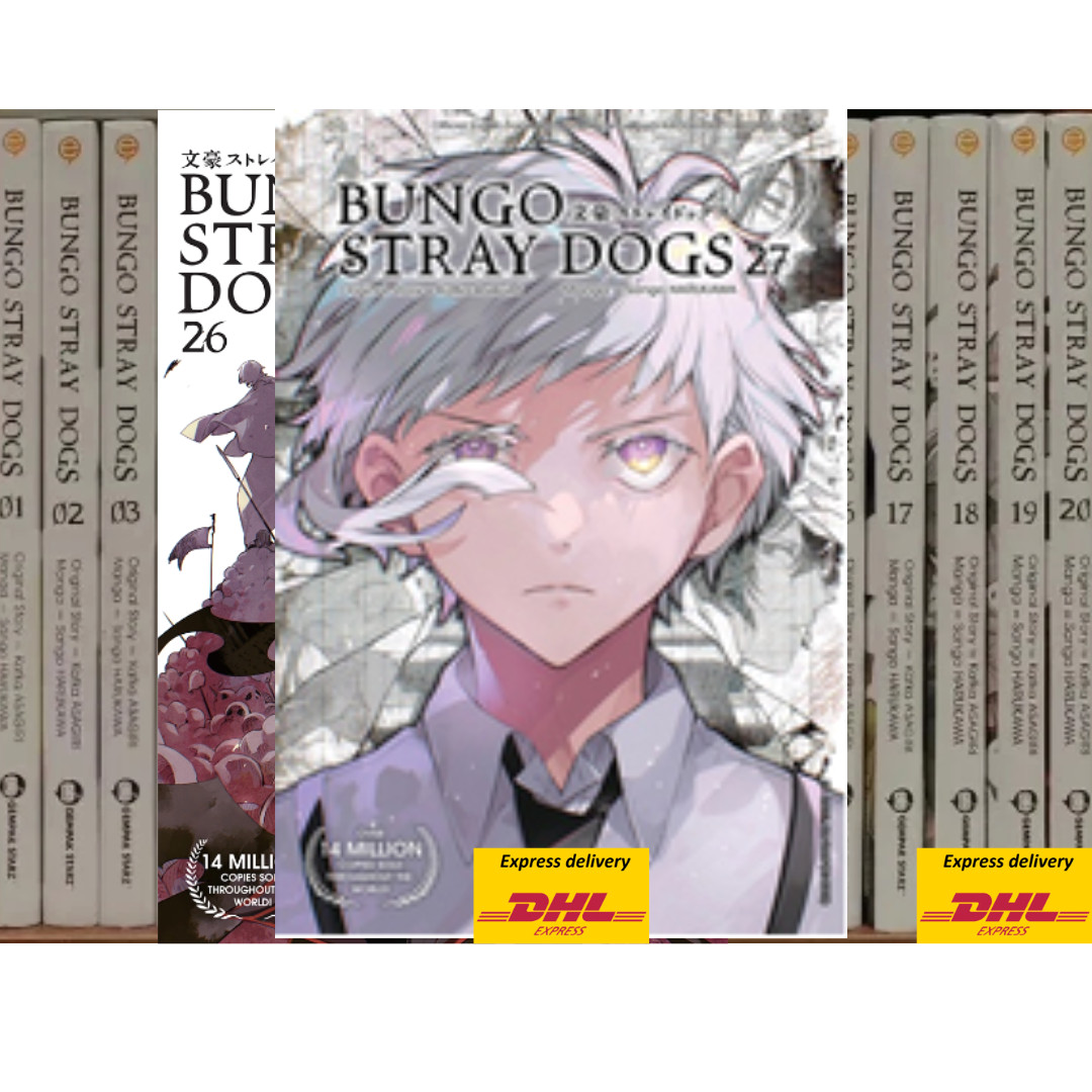 Bungo Stray Dogs Manga Set Completo Volume 1-27 Fumetti Inglese Nuovo + FAST DHL