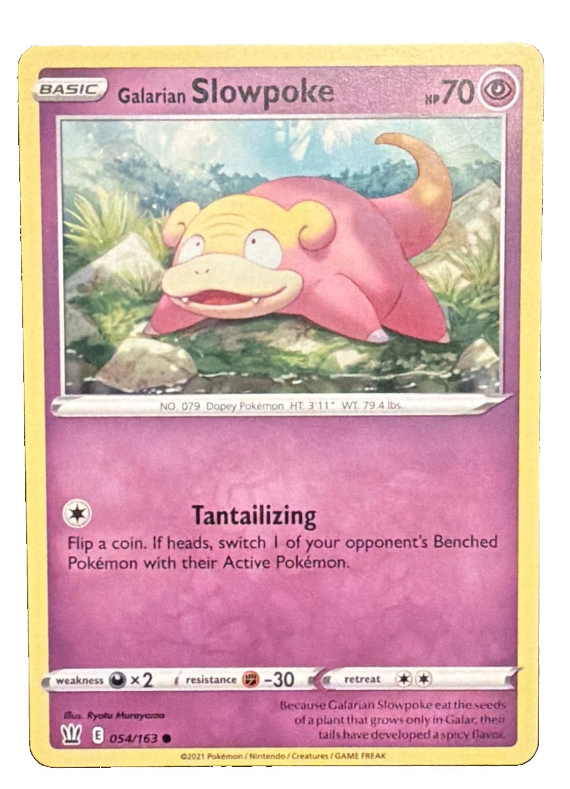 Galarian Slowpoke 054/163 Swsh05: Battle Styles Regular