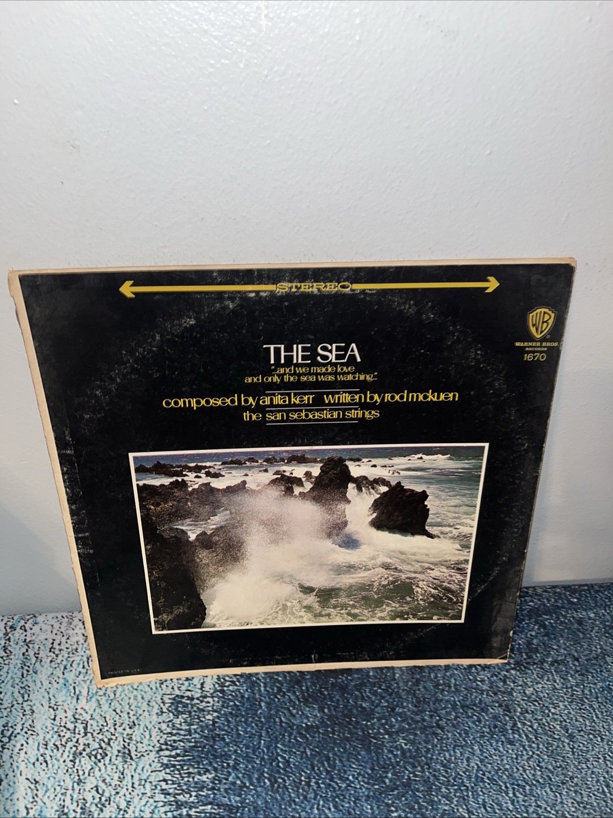 THE SAN SEBASTIAN STRINGS THE SEA (VG+) WS-1670 LP VINYL RECORD