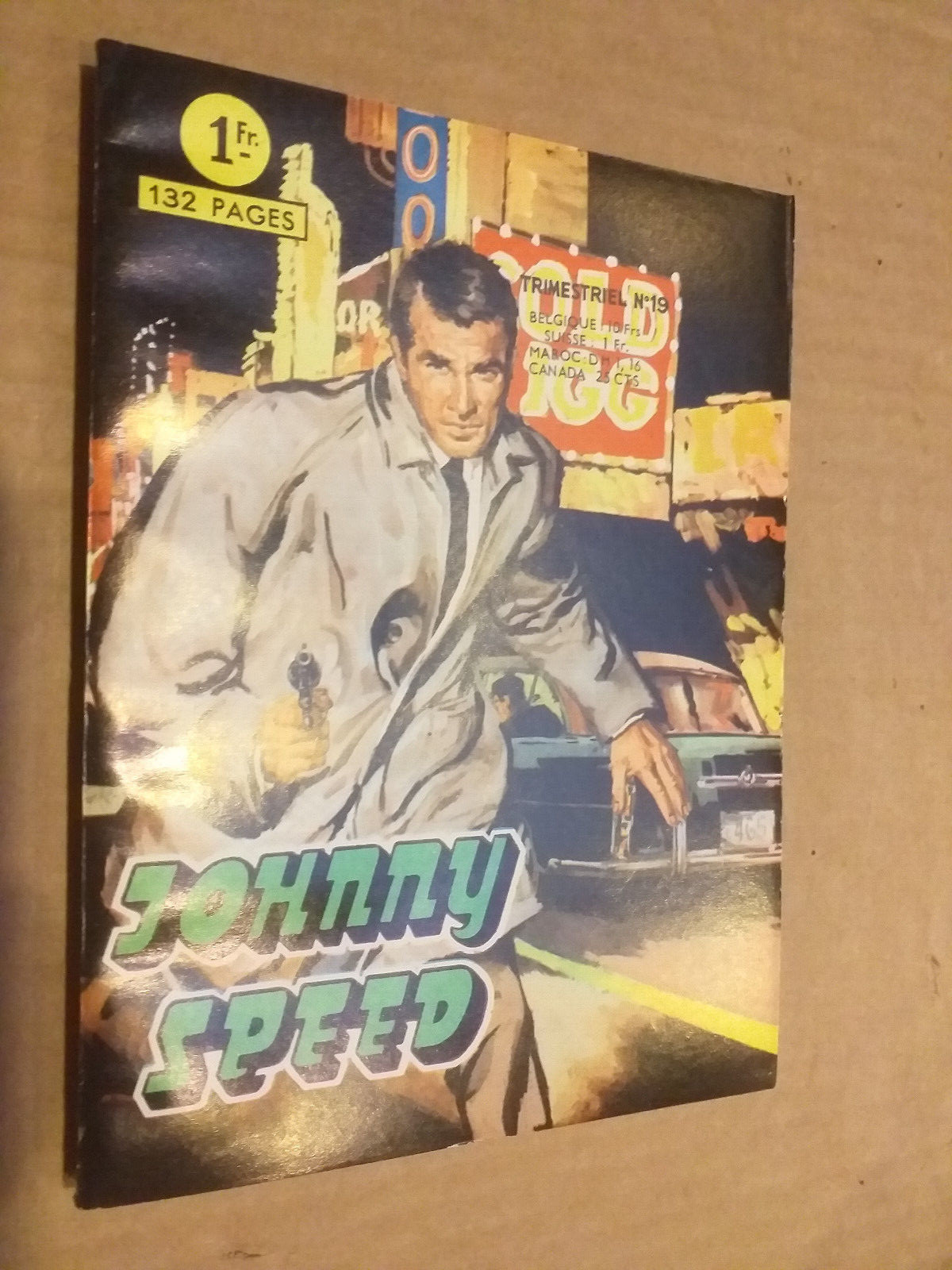 Johnny Speed n°19 Artima 1966 superbe état neuf ! Brantonne