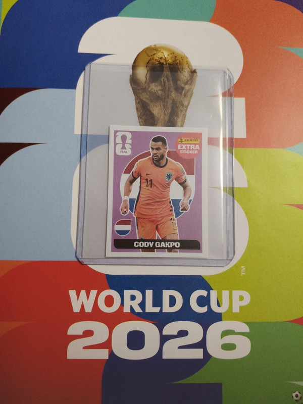 Panini world cup 2026 extra sticker base Cody gakpo