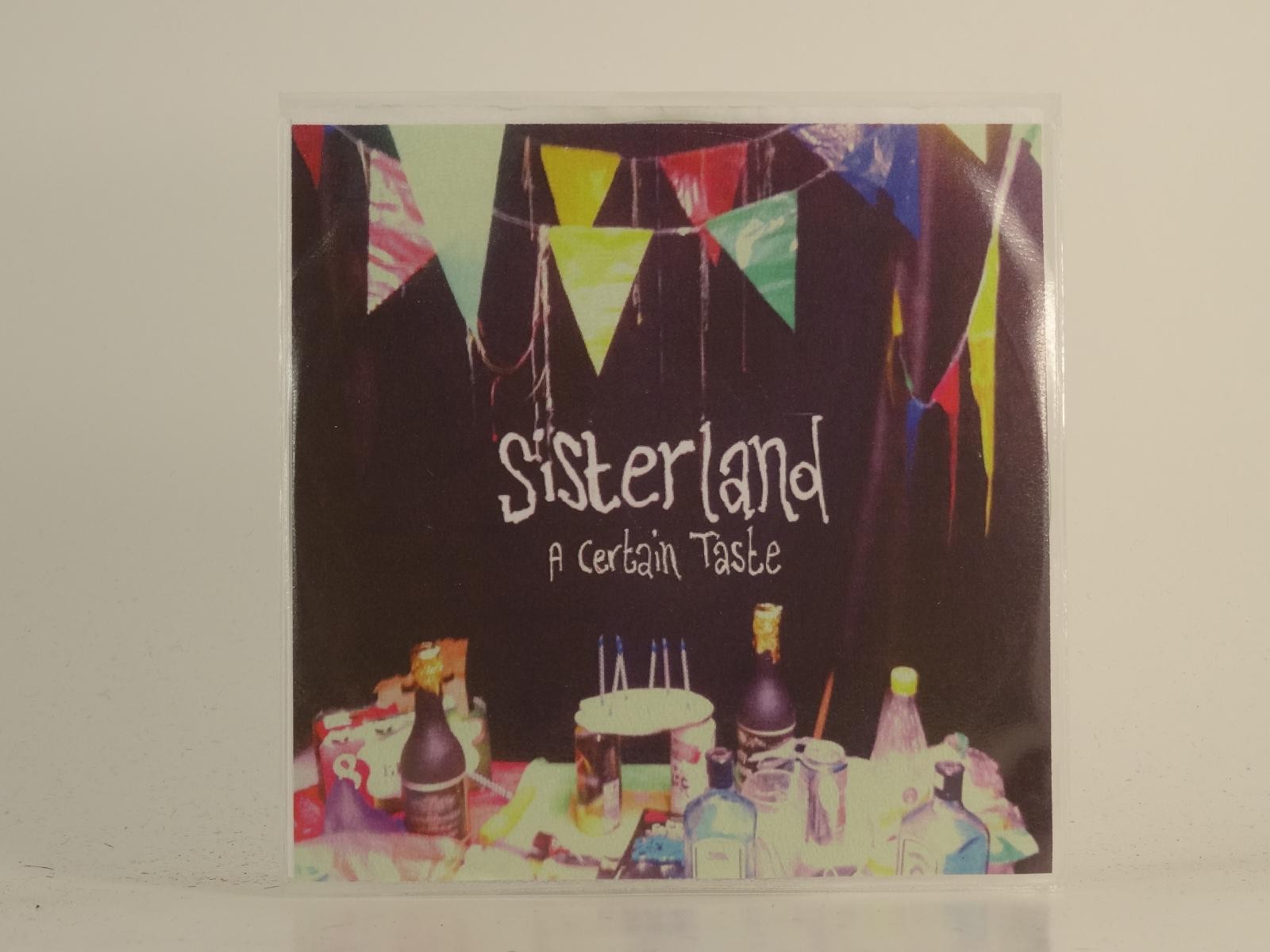 SISTERLAND A CERTAIN TASTE (H1) 2 Track Promo CD Single plus Picture Sleeve BLES
