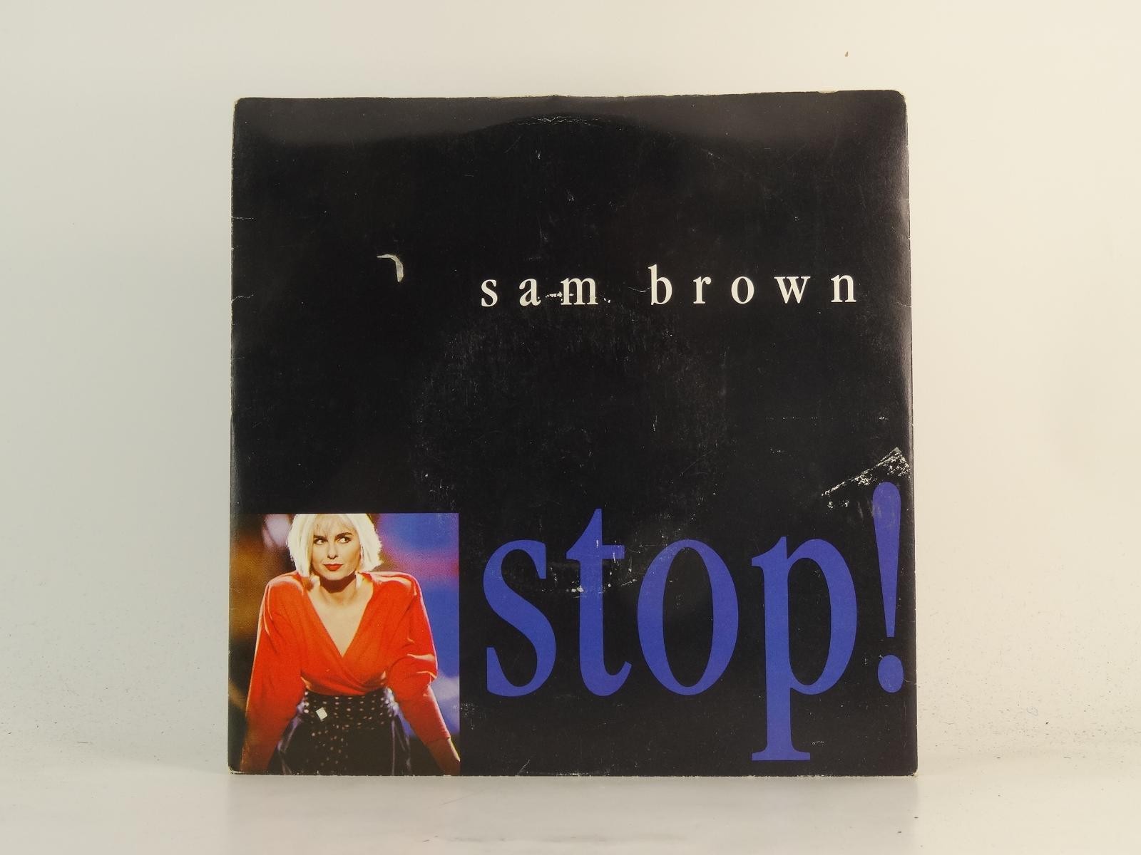 SAM BROWN STOP! (3) (78) 2 Track 7" Single plus Picture Sleeve A & M