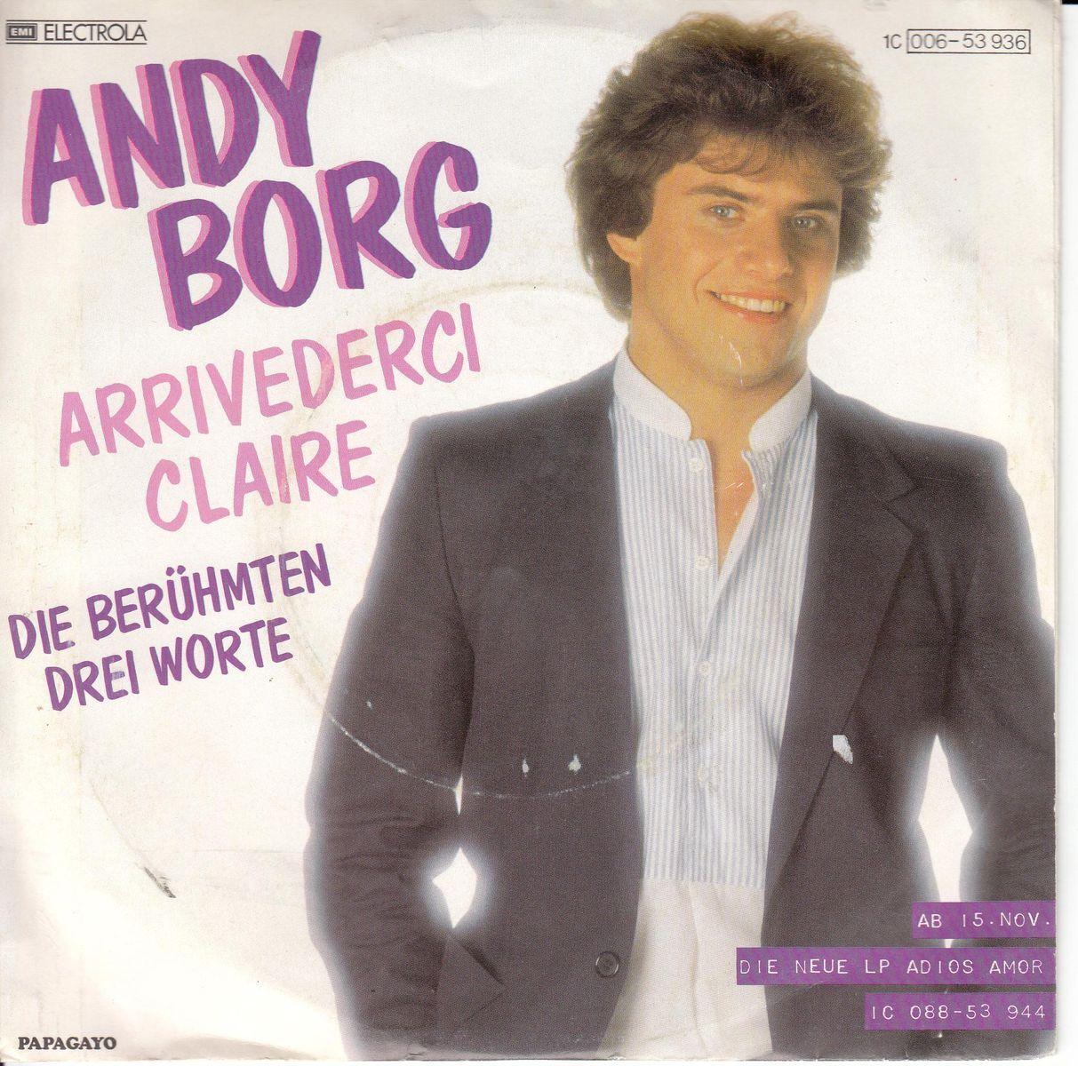 Andy Borg - Arrivederci Claire ++ used ++