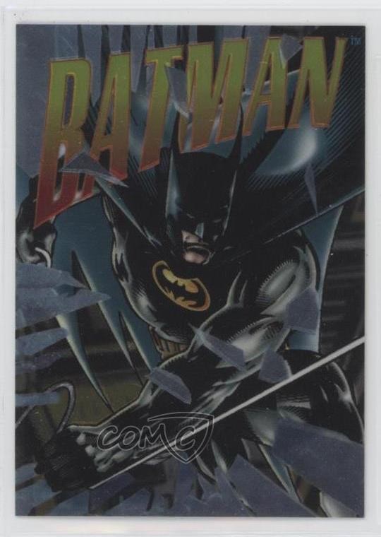 1995 SkyBox DC Legends Power Chrome Hard Hitters Batman #H-2 u0u