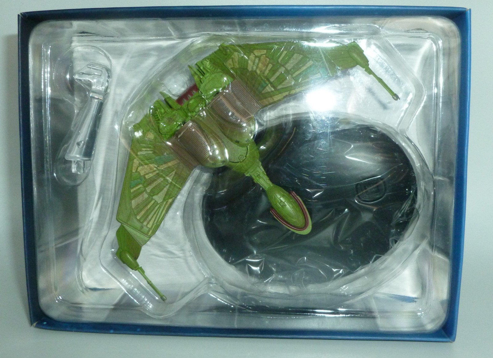 Eaglemoss Star Trek Bonus #9 Klingon Bird Of Prey solo modello posizione atterrata