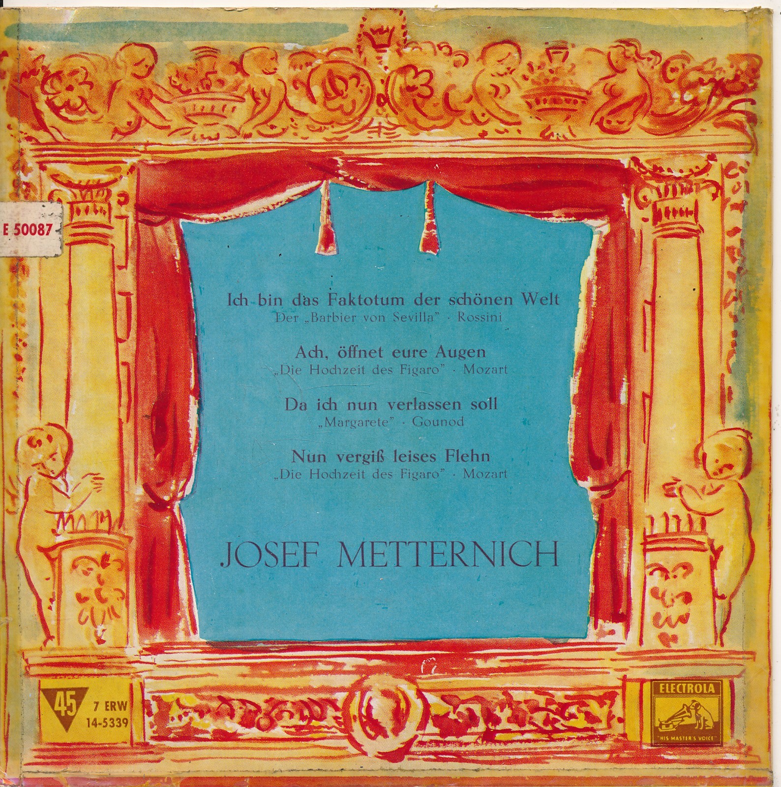 Ich bin ein Faktotum - Josef Metternich - EP - Single 7" Vinyl 196/12