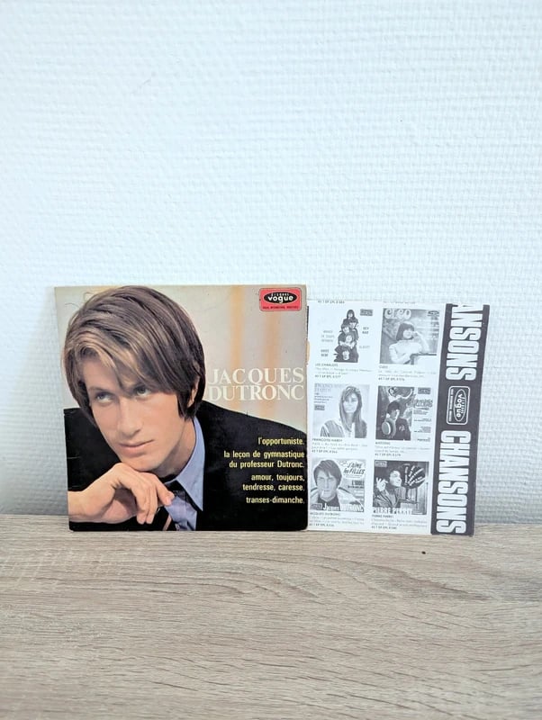 Jacques Dutronc - L'Opportuniste EP + dépliant label Vogue