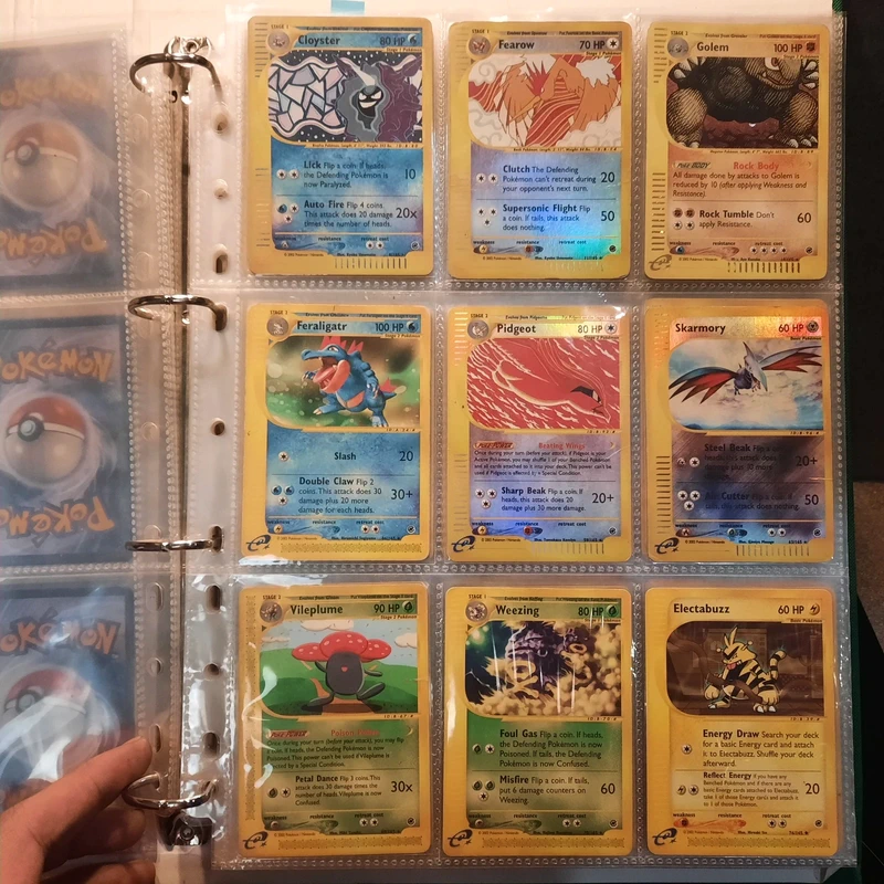 Lote Cartas Pokémon vintage expedition base set