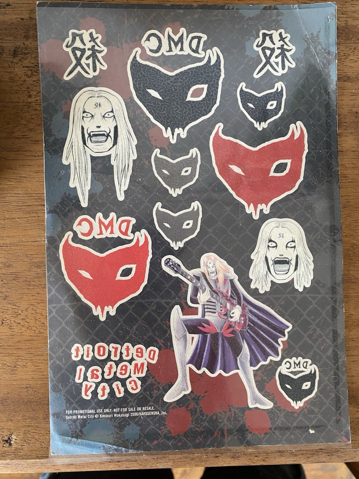 Detroit Metal City Movie Manga tatuaggi temporanei 