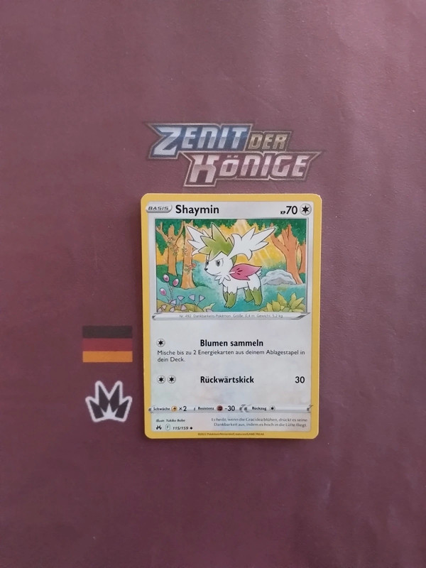 Pokémon | Shaymin 115/159 | Schwert  & Schild - Zenit der Könige | Preis ist VB | Deutsch
