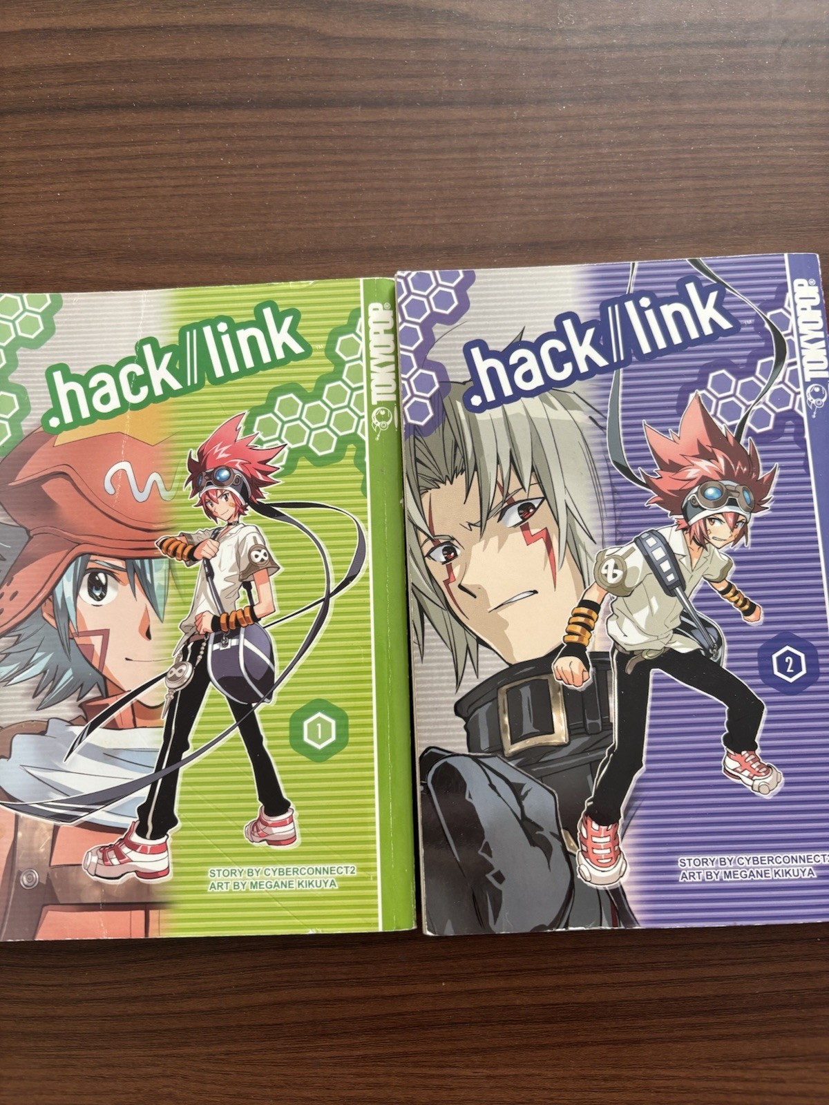 .hack link di Cyberconnect2 e Megane Kikuya Vol 1 e 2