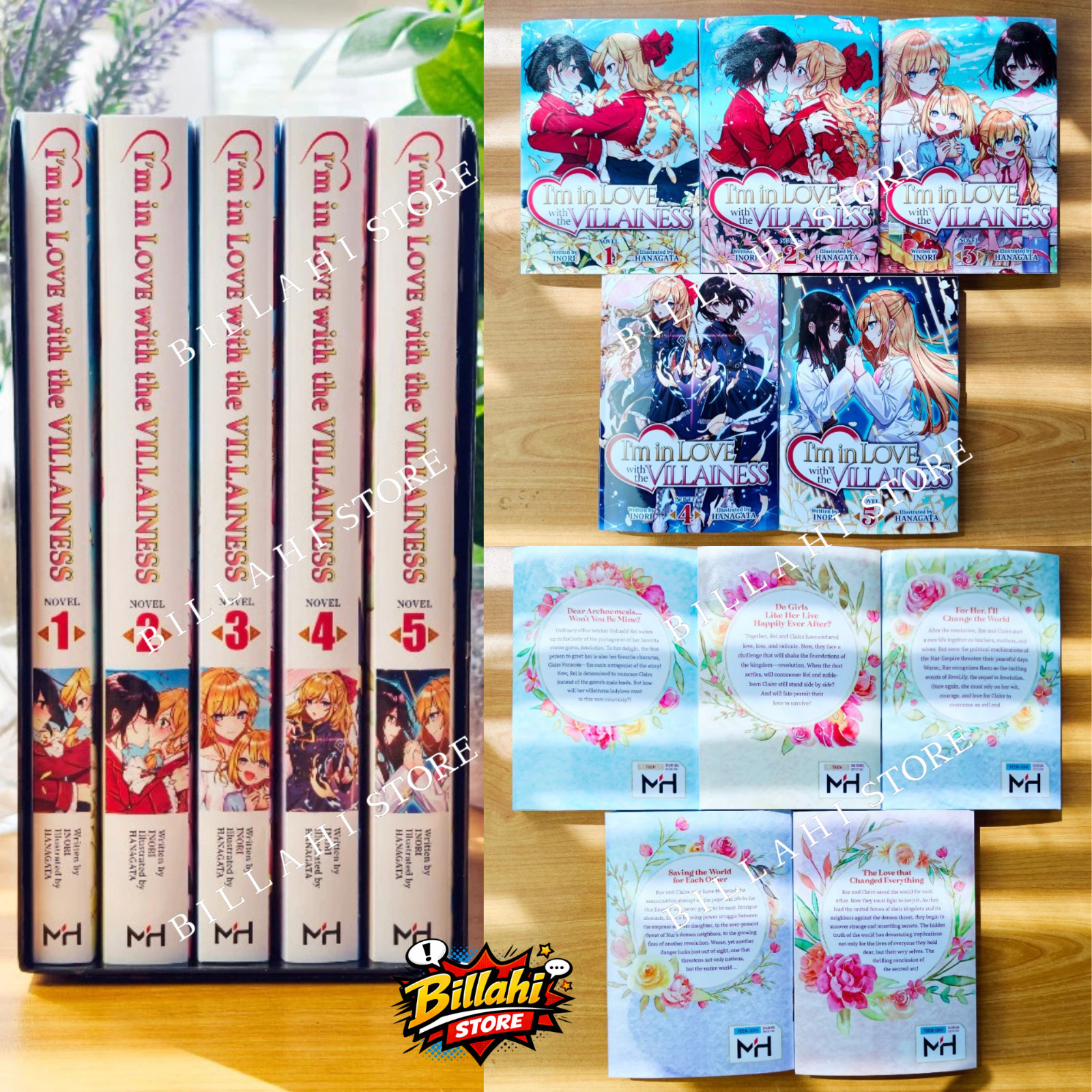 I’m in Love with the Villainess light novel volume 1-5 set completo versione inglese