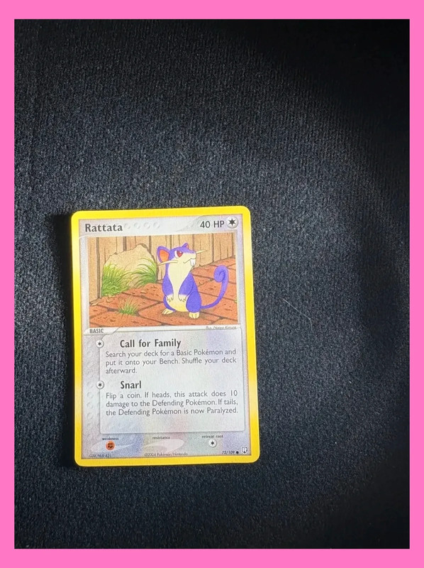 rattata 72/109 ex Team Rocket returns