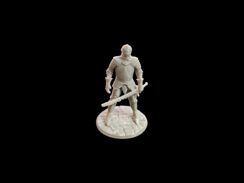 Miniatura Armatura di cavaliere per D&D