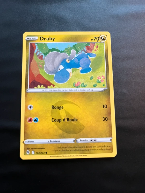 Carte Pokémon Draby 107/203 – Évolution Céleste