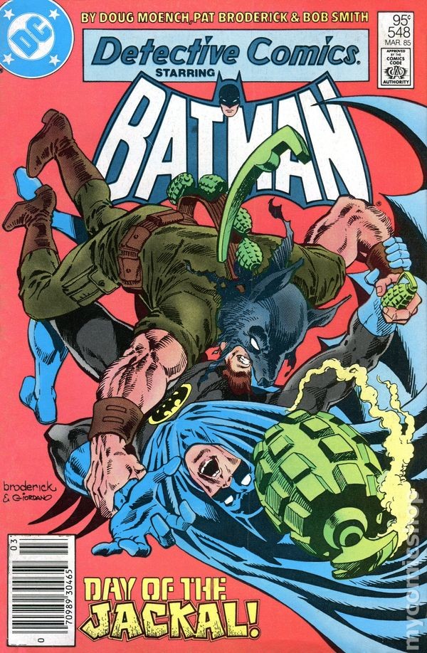 Detective Comics variante prezzo canadese #548 FN/VF 7.0 1985 immagine stock