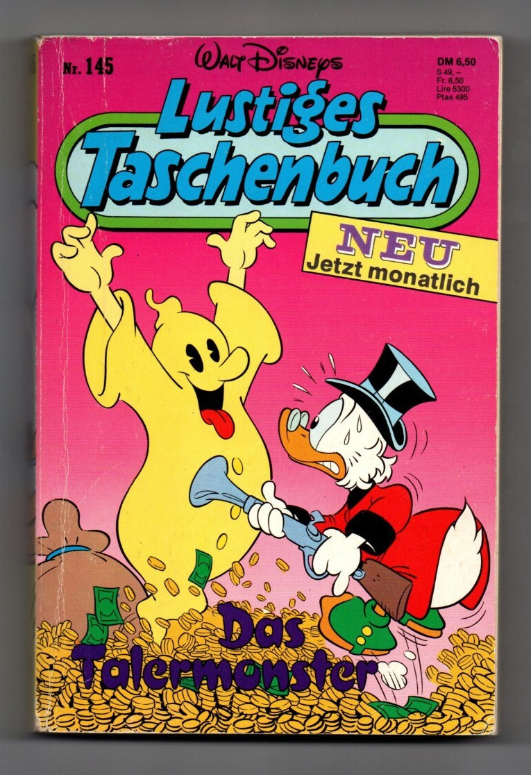 LTB 145 Libro tascabile divertente - IL MOSTRO DI TALER - DONALD DUCK - TOPOLINO "