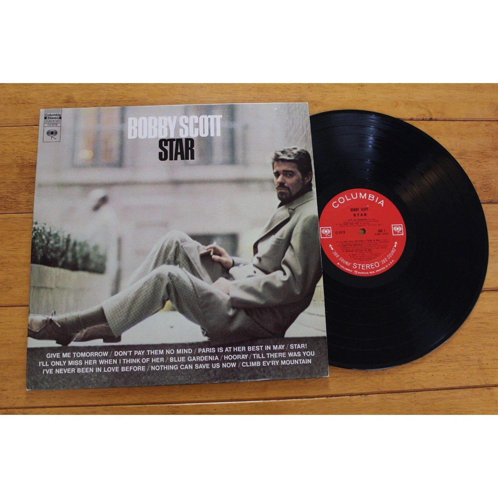BOBBY SCOTT - STAR LP 12" NICE & CLEAN VINYL VG++ COLUMBIA STEREO [PROMO ?]