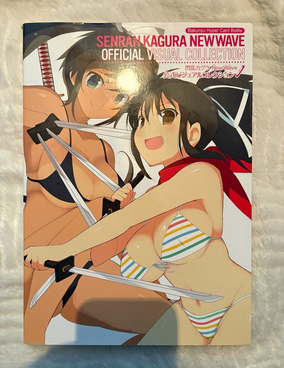 Senran Kagura New Wave collezione visiva ufficiale libro d'arte giapponese venditore USA