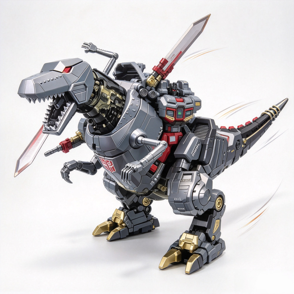 Transformable MP08 MP-08 Asia Limited Dinosauro Robot Fantascienza Figura da Collezione