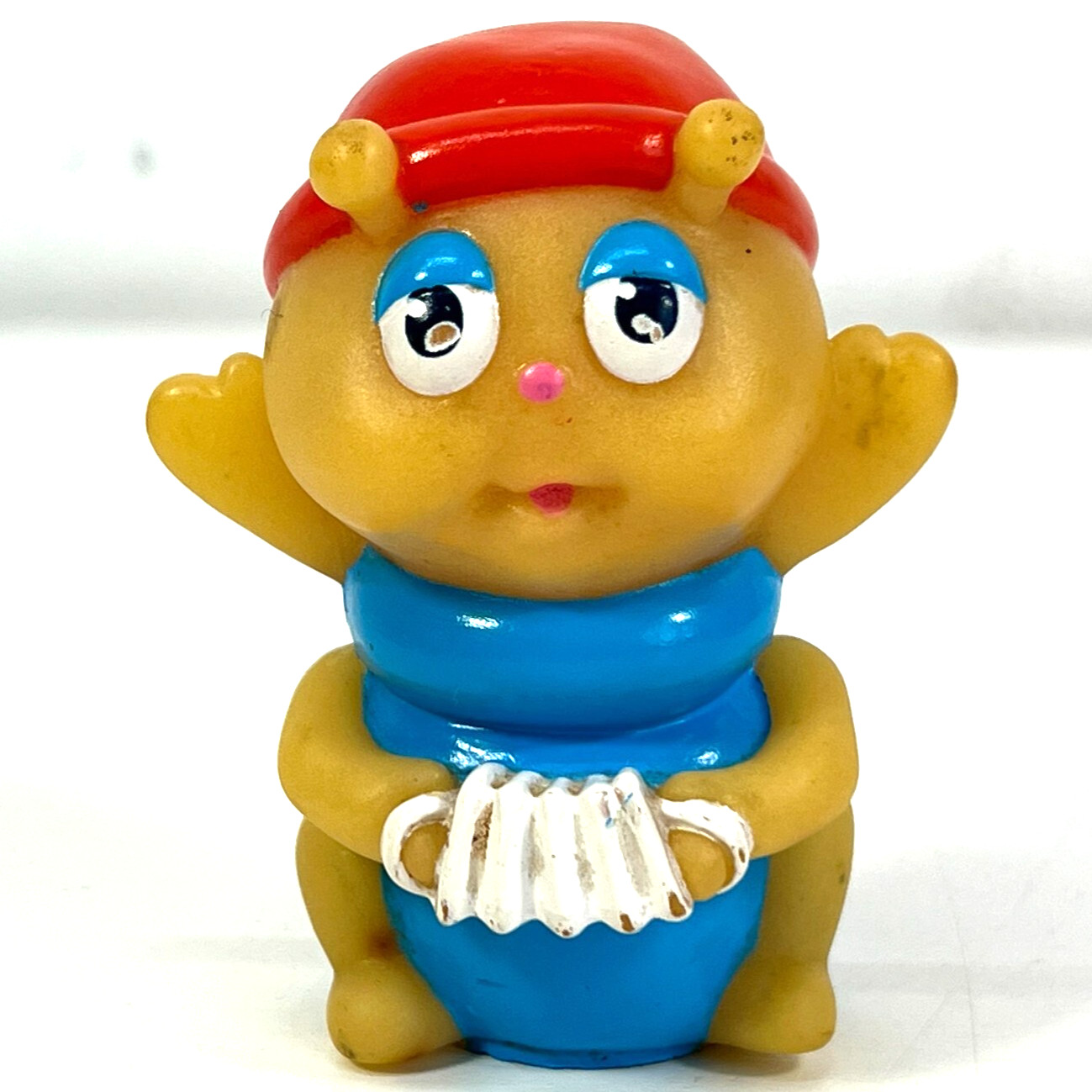 Hasbro 1985 Preschool Glo-Friends Glo-Cricket Worm Luxioles Vintage Luminoso