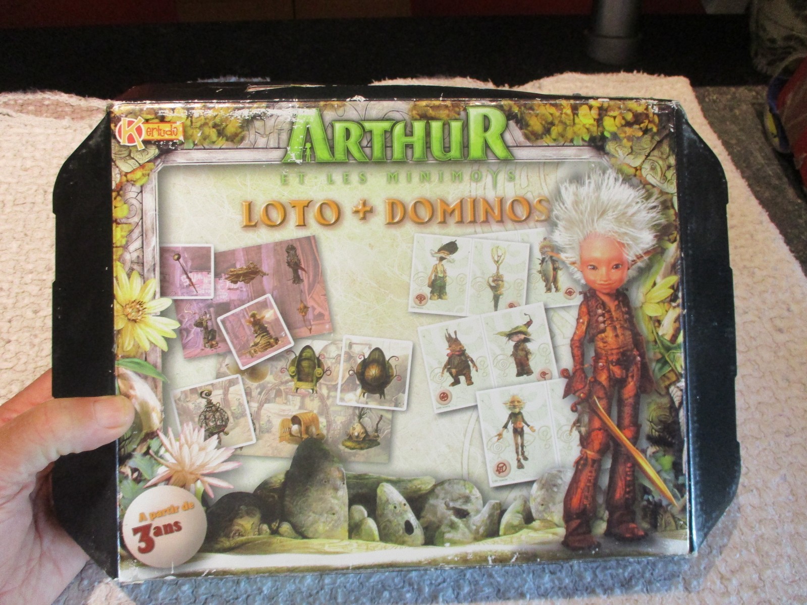 Scatola vuota vecchio gioco 2006 Arthur e il popolo dei Minimei lotto + domino