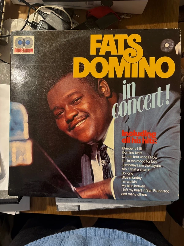 Dit is de dubbel-LP (2xLP) "Fats Domino in Concert!