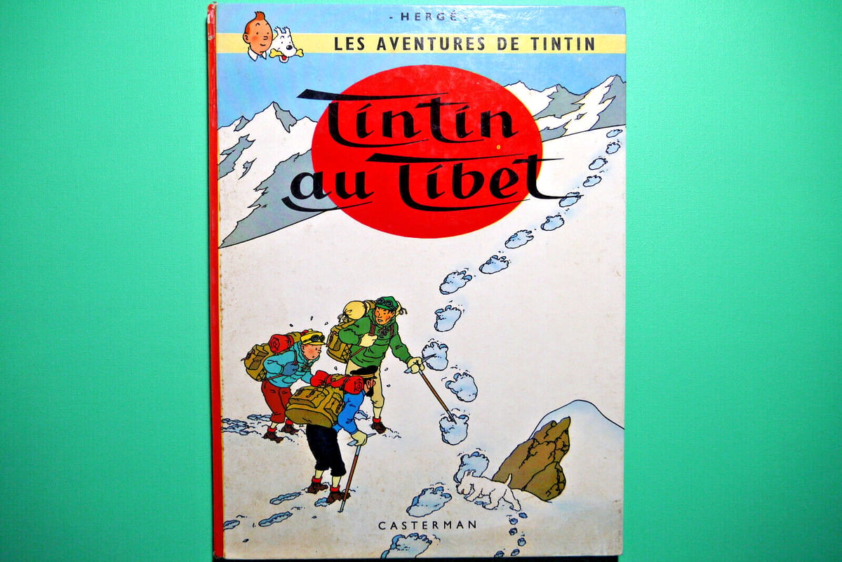 BD TINTIN AU TIBET , B39 , 1971