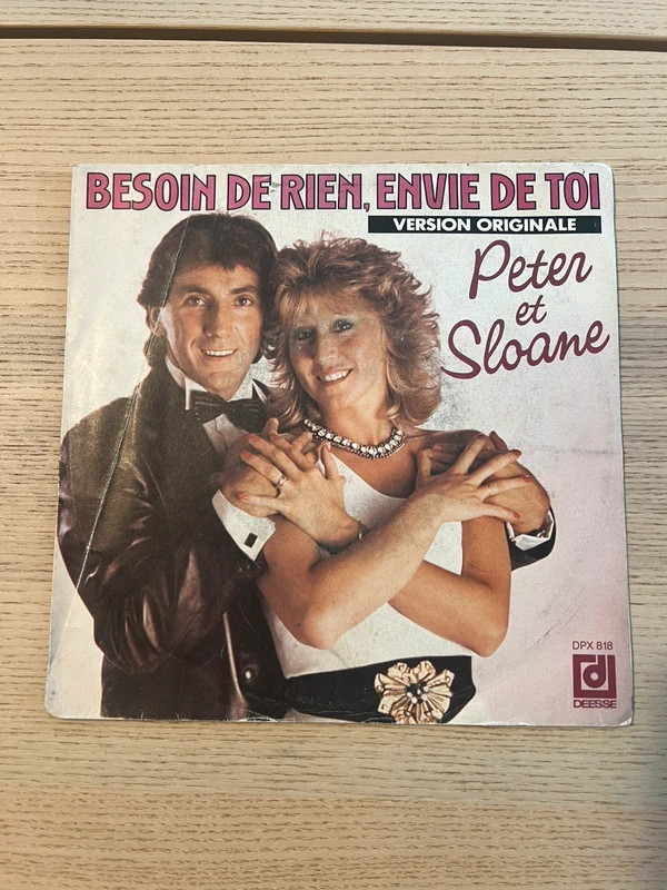 Vinyle 45 tours Peter et Sloane