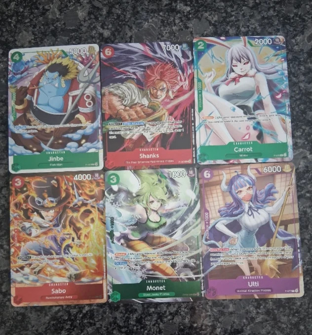One Piece TCG Event pack promo foil lot