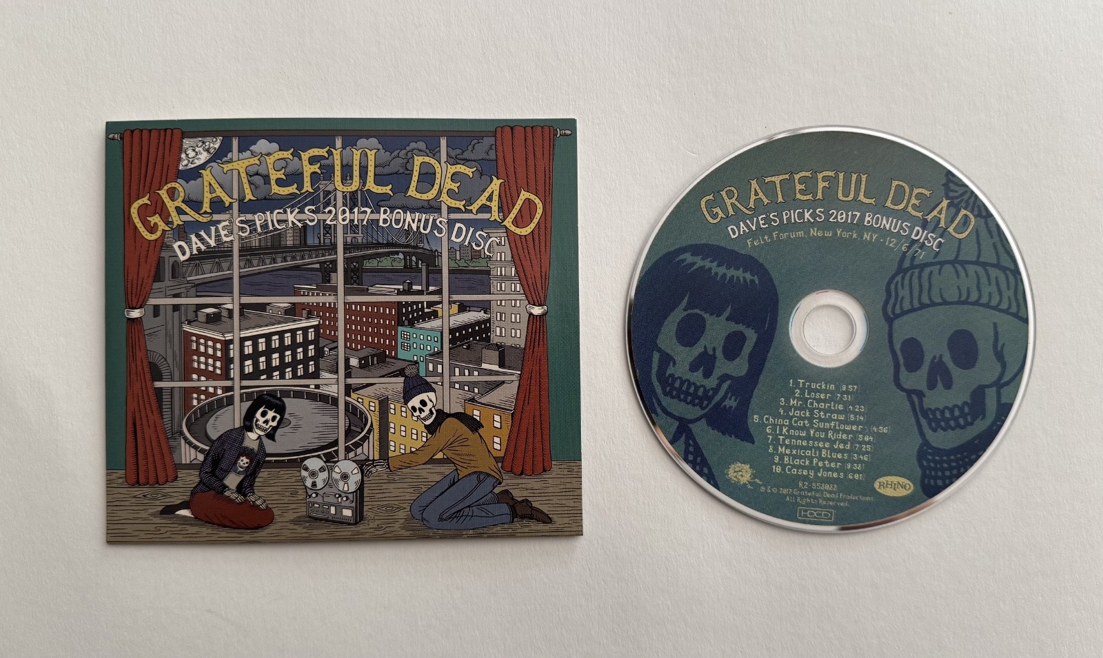 Grateful Dead Dave's Picks 2017 Bonus Disc CD Felt Forum NY 12/6/71 Near Mint