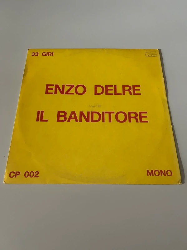 Enzo Delre , il banditore , lp in vinile