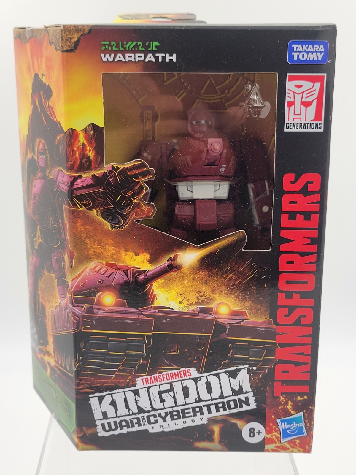 Transformers Kingdom Deluxe Autobot Warpath WFC-K6 Action Figure Sealed