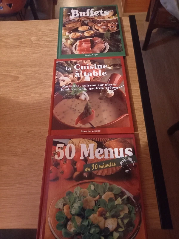 Lot de livre de cuisine