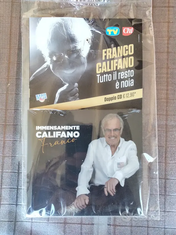 Doppio CD F.Califano.Immensamente.Nuovo sigilato s