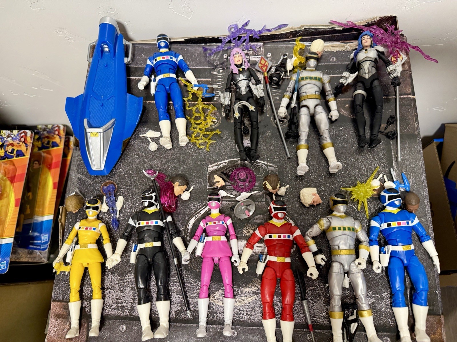Lotto Collezione Power Rangers In Space Lightning Hasbro
