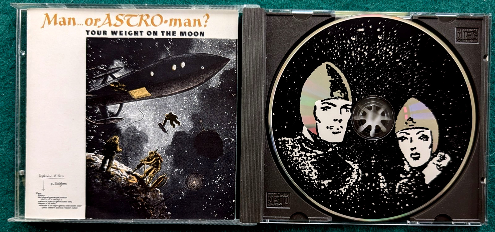 Man Or Astro-Man?  -  Your Weight On The Moon - CD.
