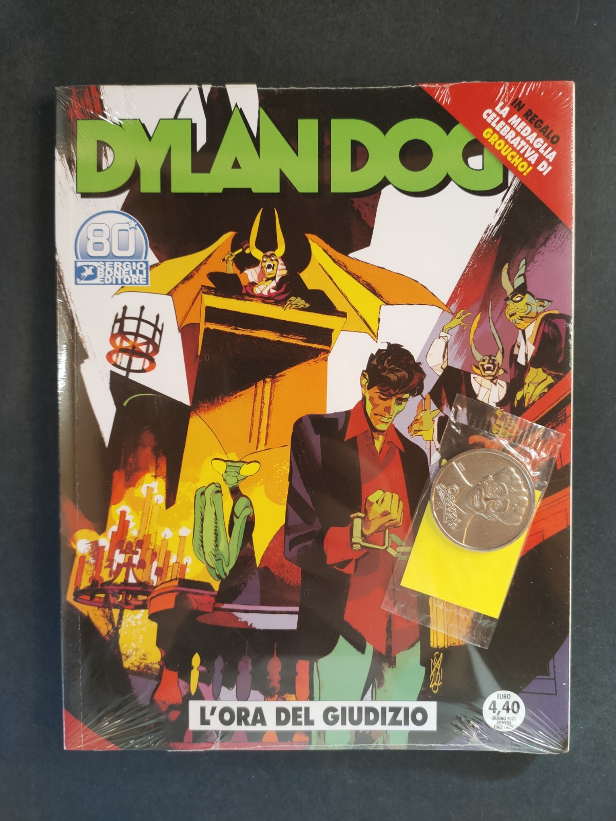 DYLAN DOG ORIGINALE BLISTERATO CON MEDAGLIA N. 417  (cod.I43)