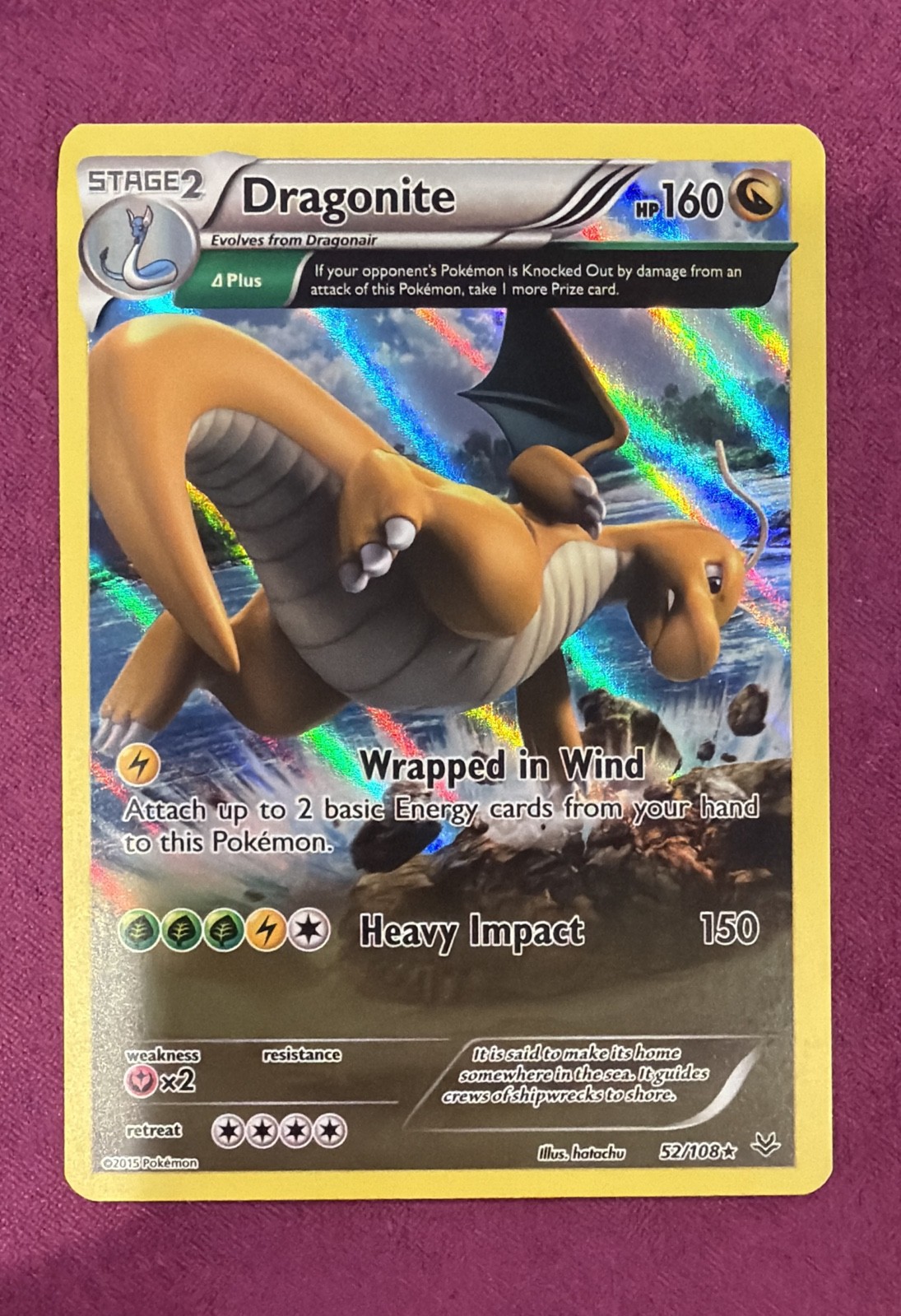 Dragonite (52 Delta) 52/108 Cieli Ruggenti Holo