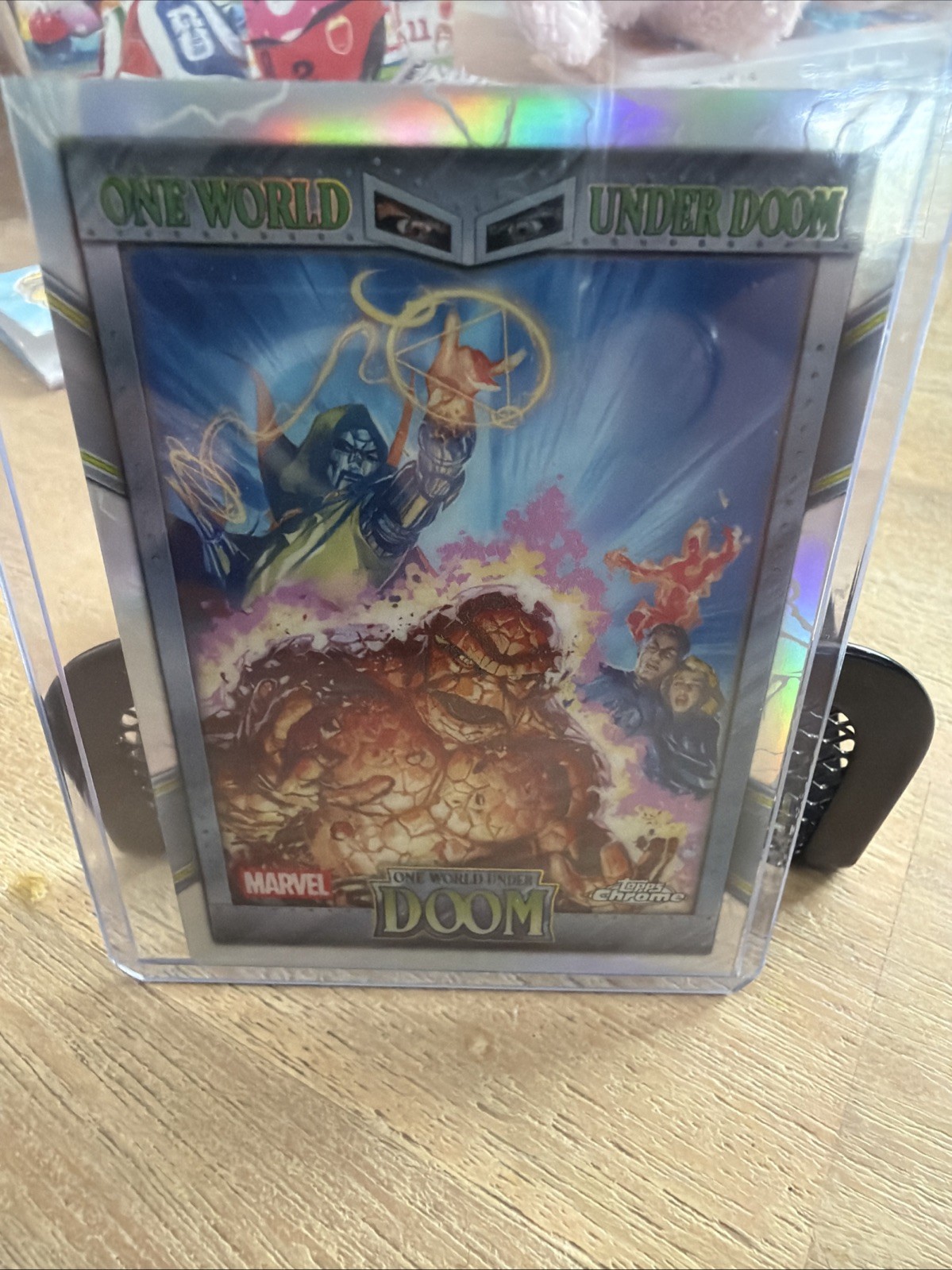 2026 Topps Chrome Marvel Comics One World Under Doom OW-07 One World Under Doom